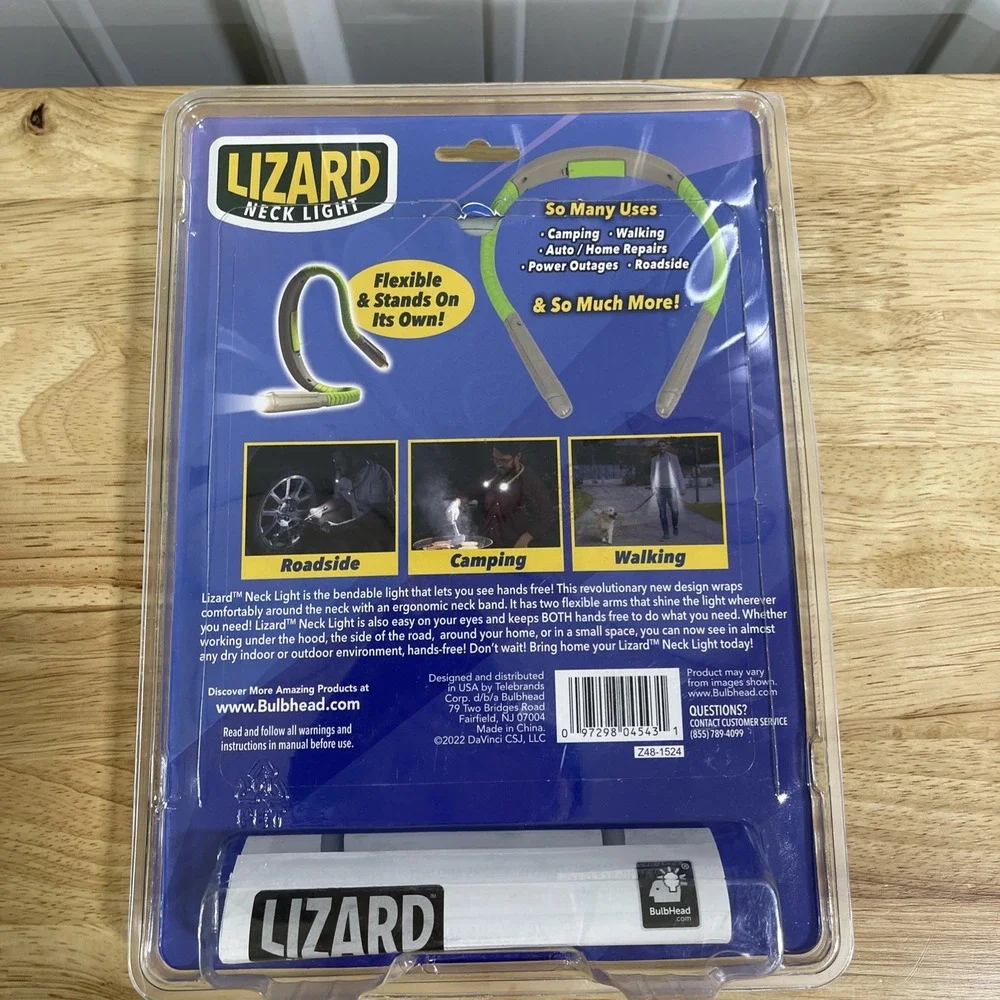 New 2022 BulbHead Lizard Neck Light Hand Free Flexible LED Work Light Seen On TV